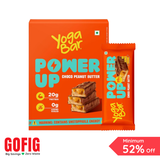 Yoga Bar Power Up 20g Protein Bar (5 Bars, Choco Peanut Butter) (450 g)