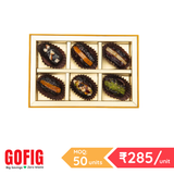Saffron & Mishri The Deserts Gold Premium Stuffed dates - 6 Pcs (120 g)