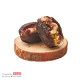 Saffron & Mishri The Deserts Gold Premium Stuffed dates - 12 Pcs (240 g)