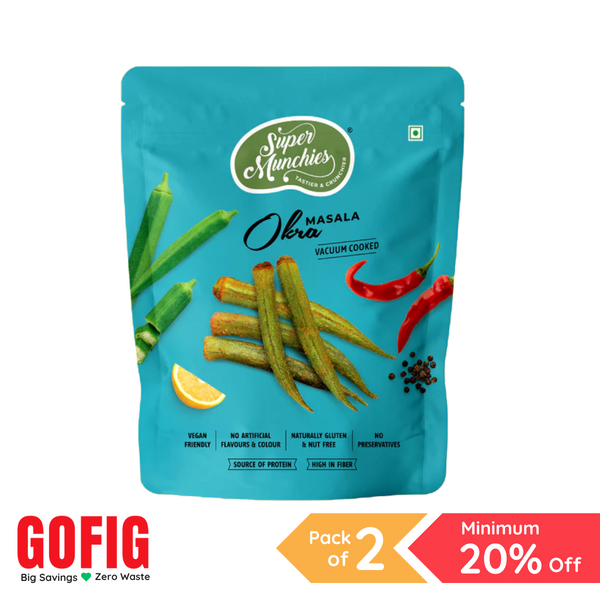 Super Munchies Okra Masala (25 g) - Pack of 2