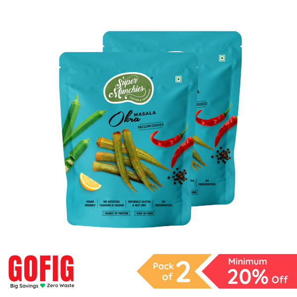 Super Munchies Okra Masala (25 g) - Pack of 2