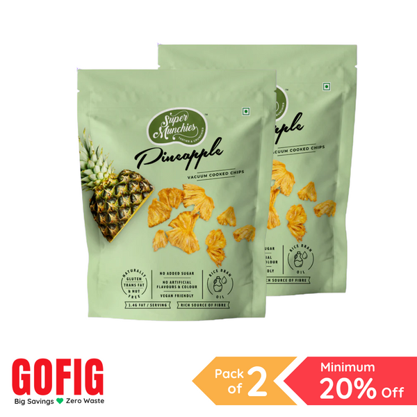 Super Munchies Pineapple (50 g) - Pack of 2