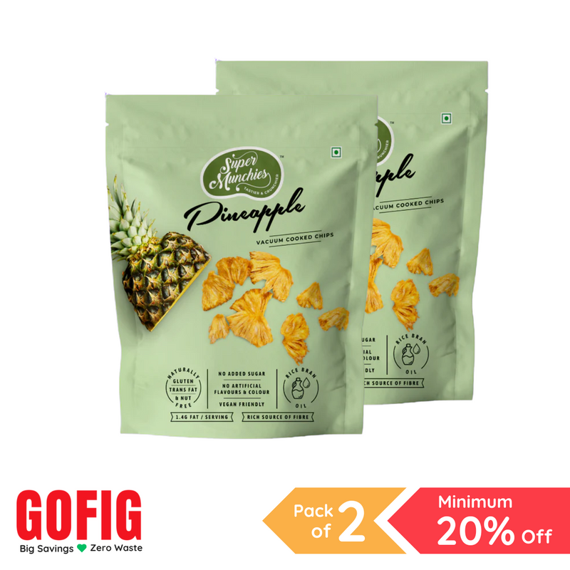 Super Munchies Pineapple (50 g) - Pack of 2
