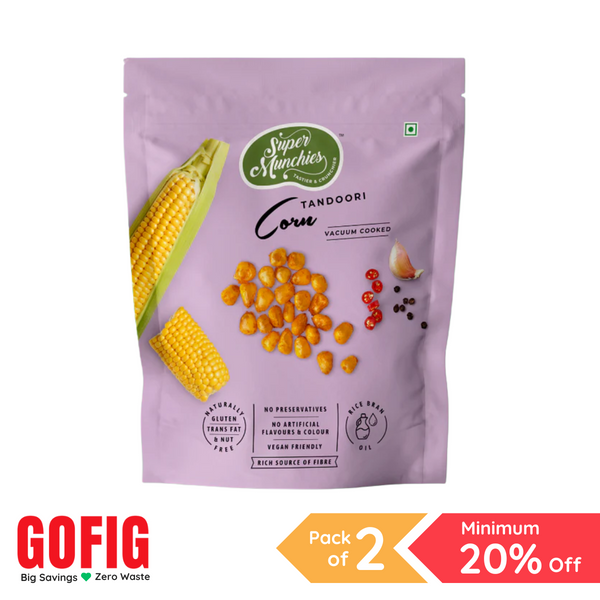 Super Munchies Tandoori Corn (60 g) - Pack of 2