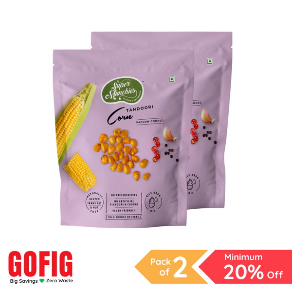 Super Munchies Tandoori Corn (60 g) - Pack of 2