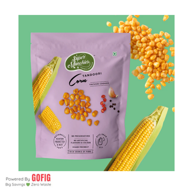 Super Munchies Tandoori Corn (60 g) - Pack of 2
