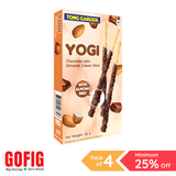 Tong Garden YOGI Chocolate with Almonds Cream Stick (36 g) - Pack of 4