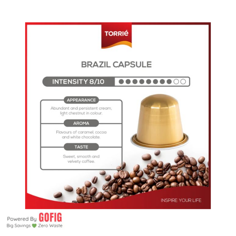 Torrie Brazil - Coffee Capsules (50 g)