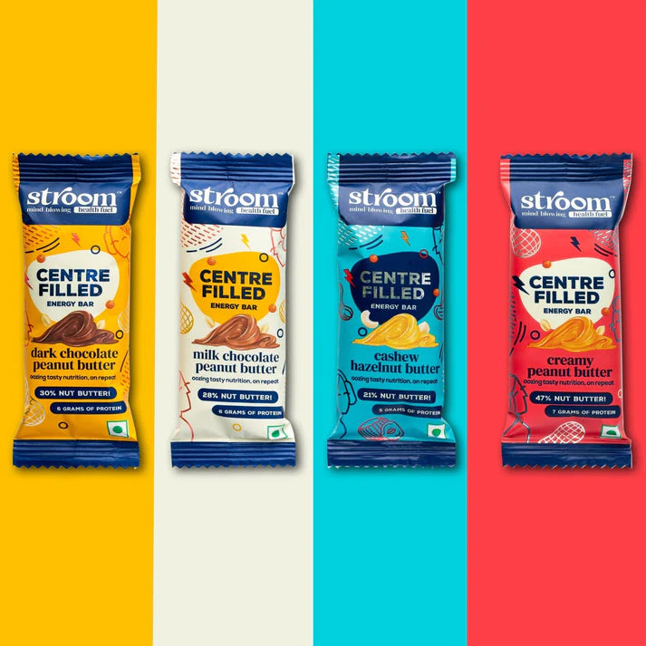 STROOM Assorted Energy Bar (36 g) - Pack of 4