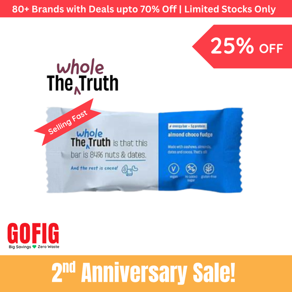 TWT Almond Choco Fudge (40 g) - Pack of 4