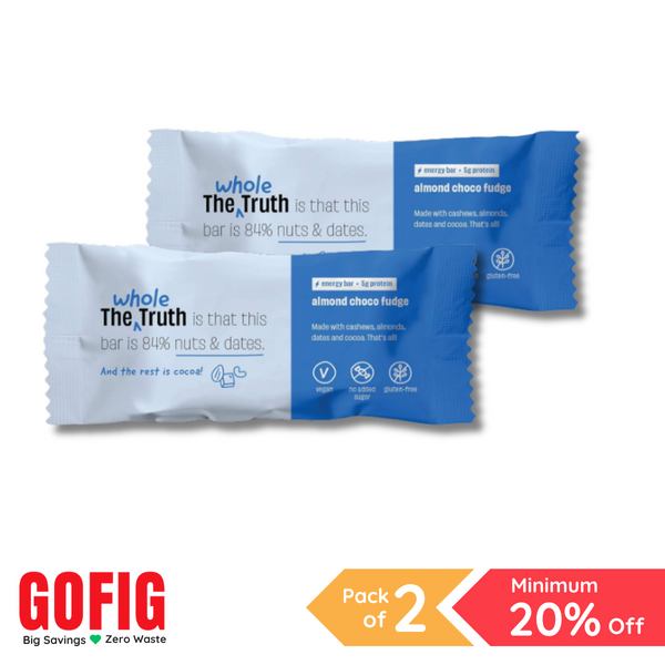 TWT Almond Choco Fudge (40 g) - Pack of 2