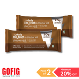 TWT Coffee Cocoa Pro Protein Bar (67 g) - Pack of 2