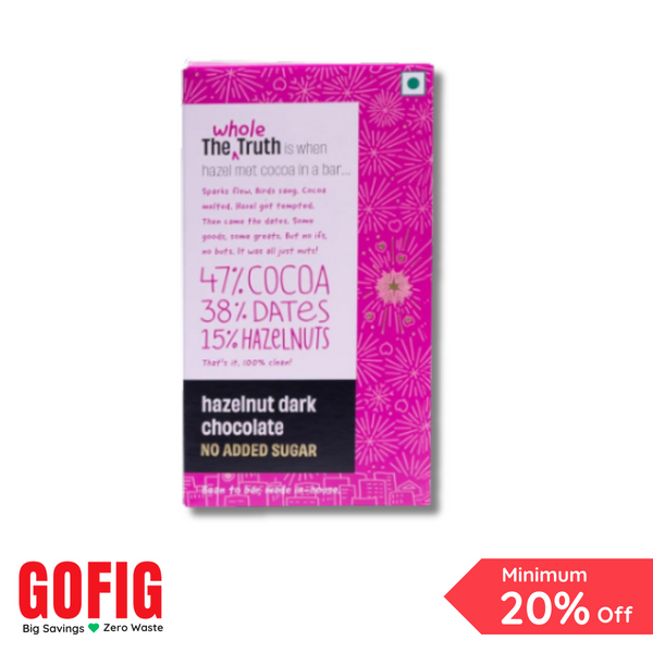 TWT Hazelnut Dark Chocolate (80 g)