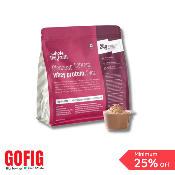 TWT Light Cocoa Protein Powder (24 g) Protein - (1000 g)