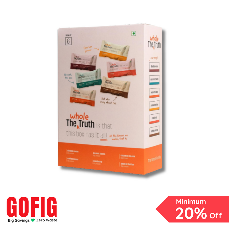 TWT Protein Bars All in One - Box of 6 - (312 g)