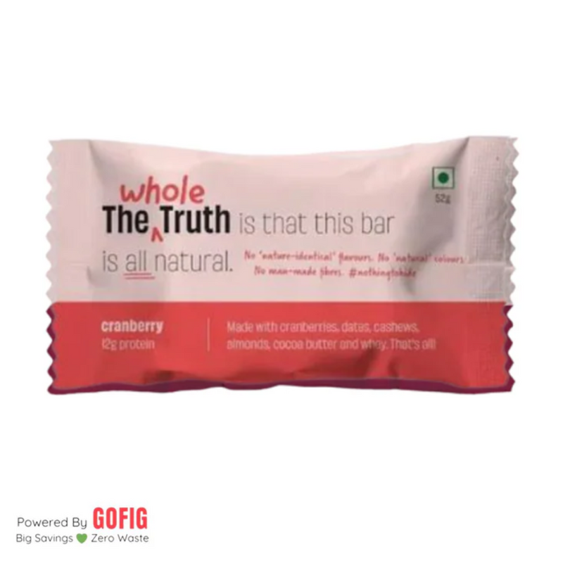 TWT Cranberry Protein Bar (52 g)