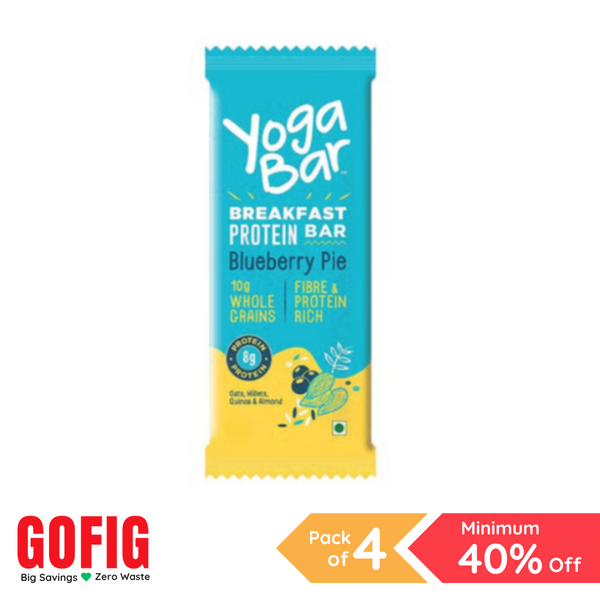 Yoga Bar Blueberry Pie Breakfast Bar (45 g) - Pack of 4