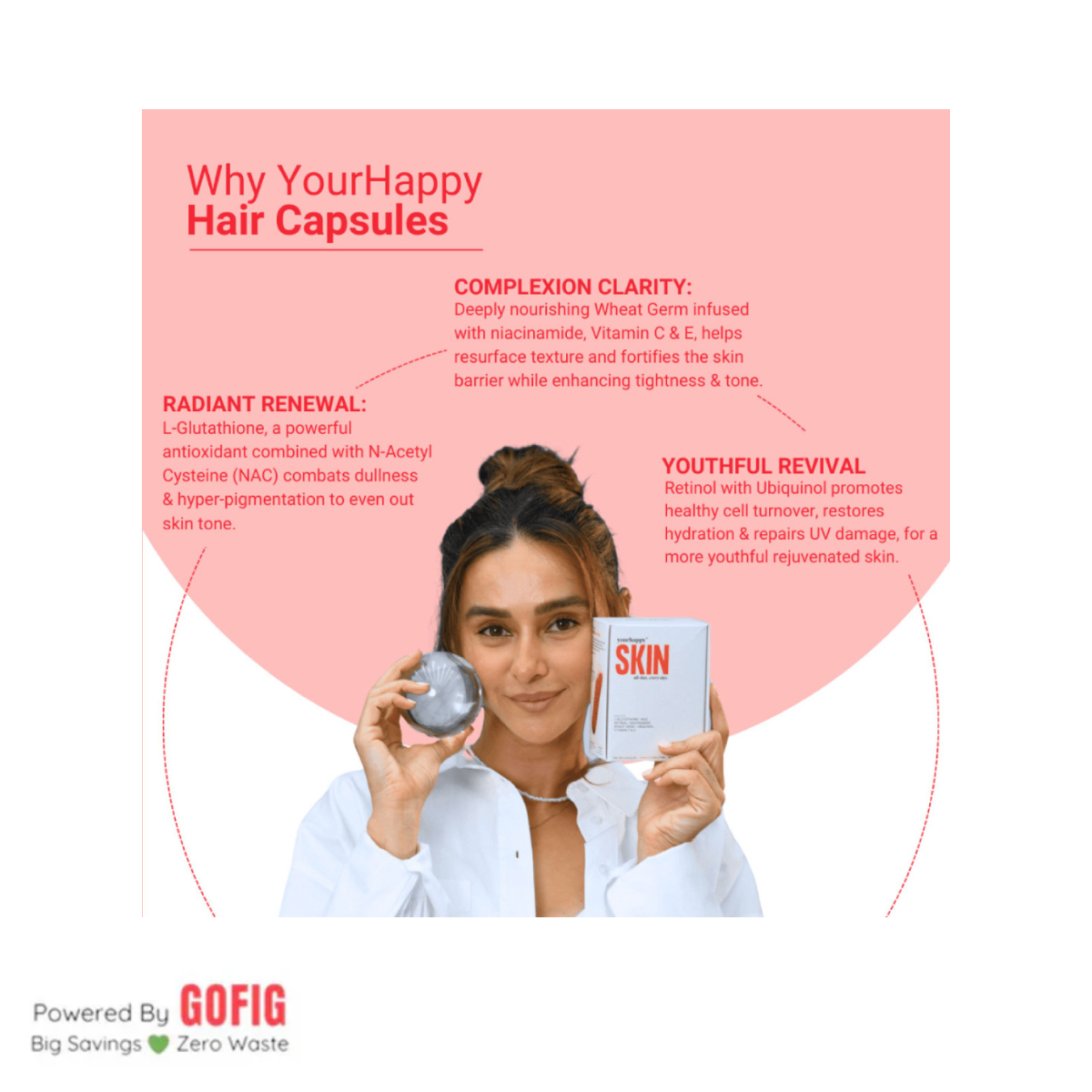 YourHappyLife Skin Capsules with Glutathione, Retinol, & NAC (140 g) Gofig YourHappyLife Skin Capsules with Glutathione, Retinol, & NAC (140 g) Gofig