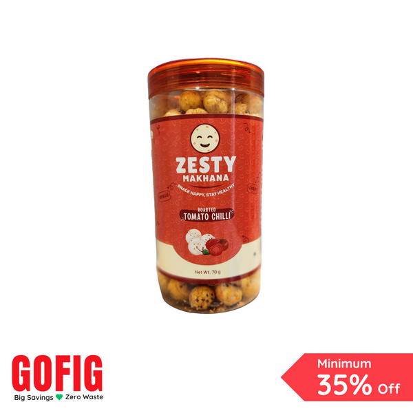 Zesty Makhana Roasted Tomato Chilli (70 g)